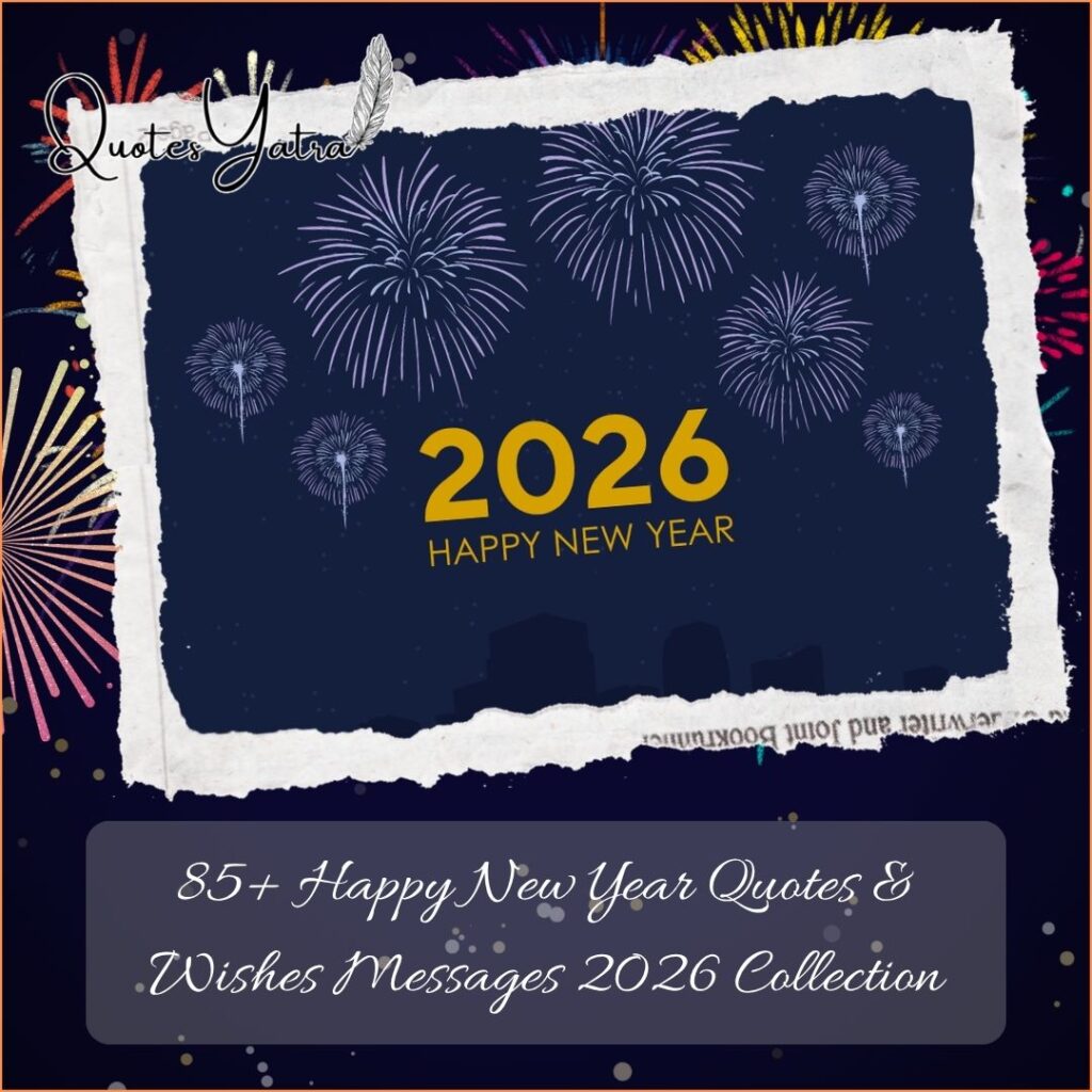 100+ Happy New Year Quotes & Wishes Messages 2026 Collection