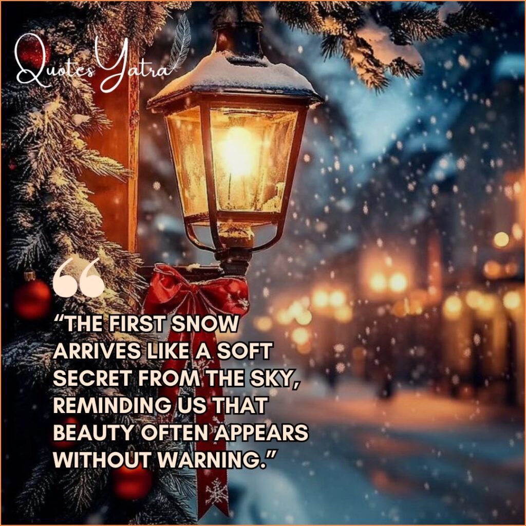 First Snow Quotes to Celebrate the Season’s First Magical Moment