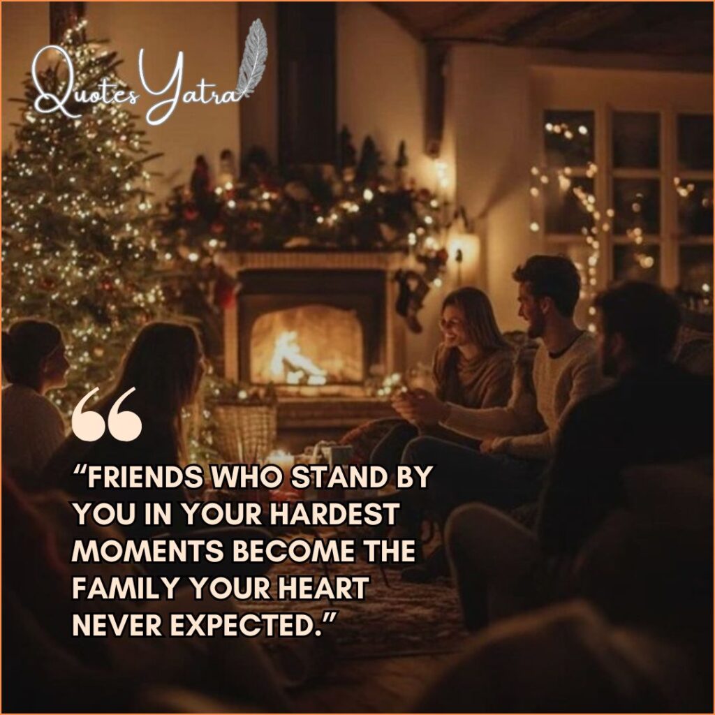 Friends Who Stand by You Like Family