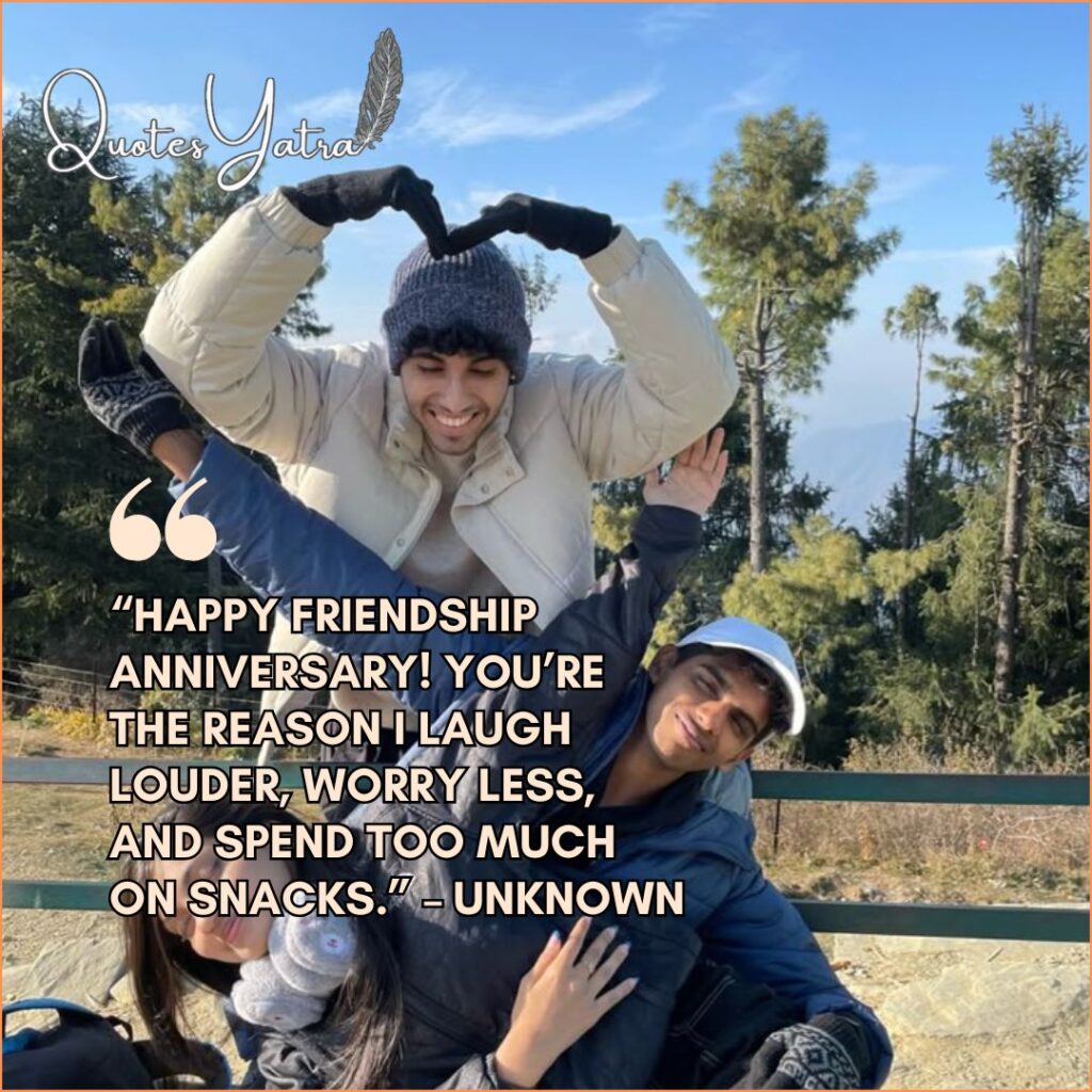 Funny Friendship Anniversary Wishes to Make Your Friend Laugh