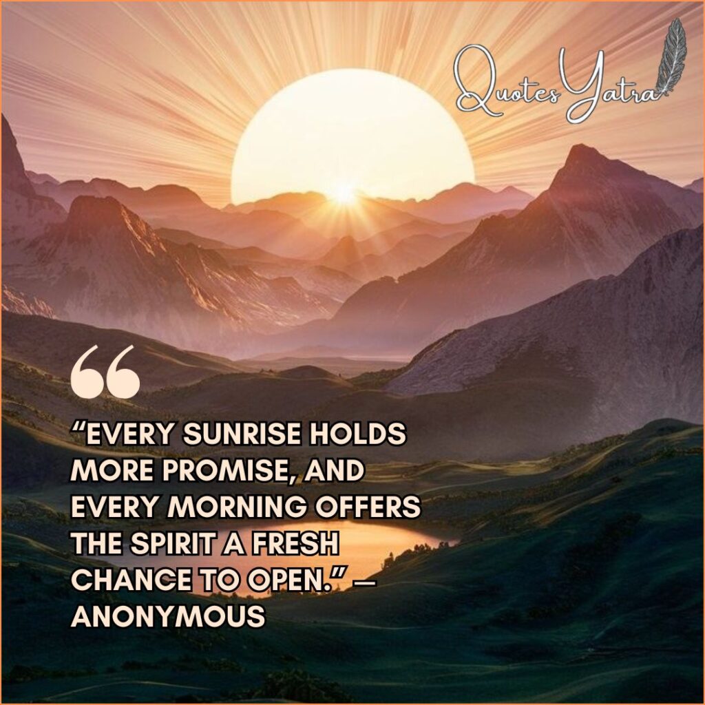 Good Morning Spiritual Light & Soul Awakening Quotes