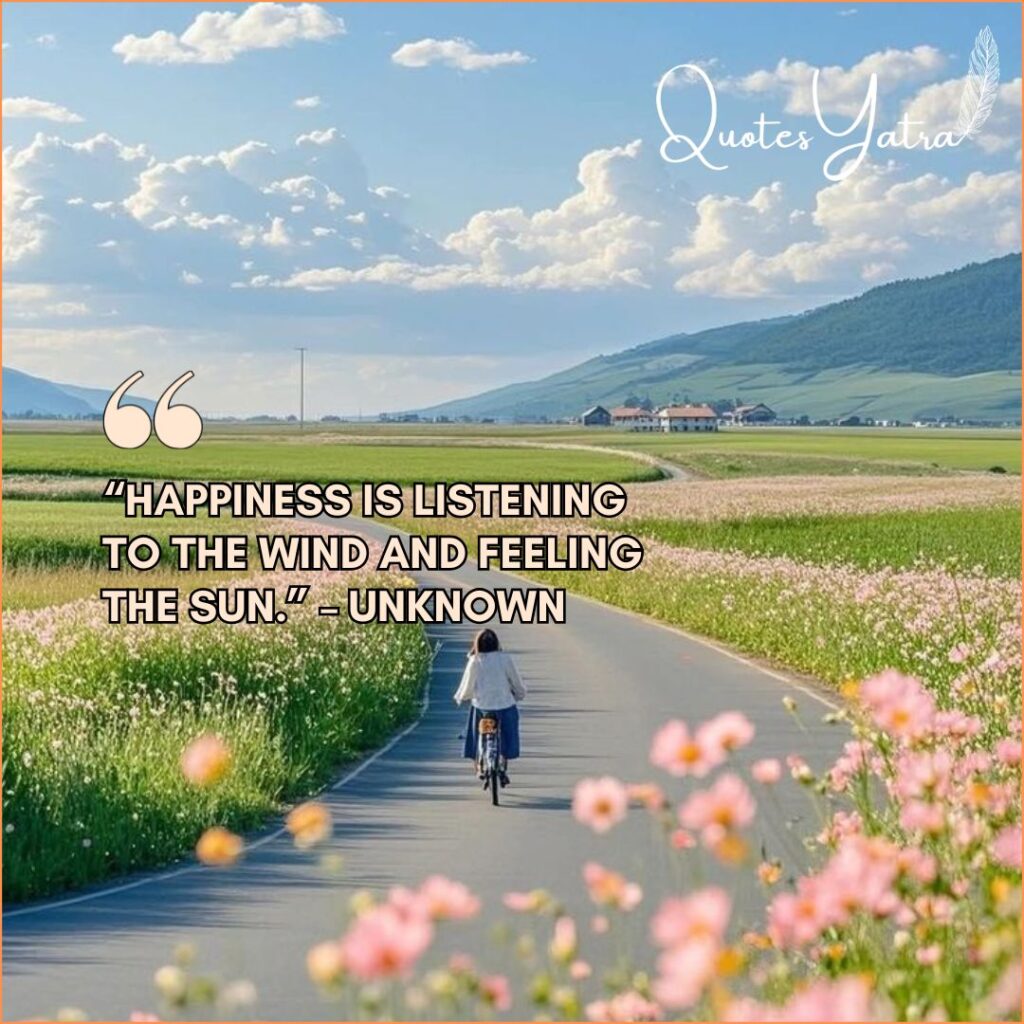 Happiness Quotes on Joy from the Outdoors