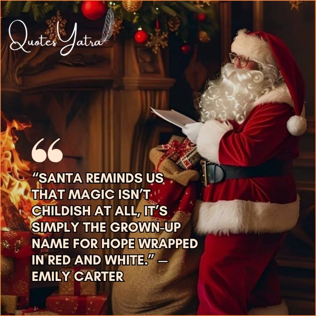 Magical Santa Quotes for Christmas 2025