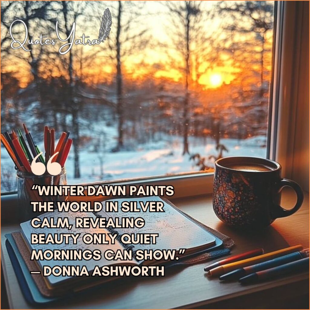 Morning Winter Quotes About Beauty, Nature, and Serenity