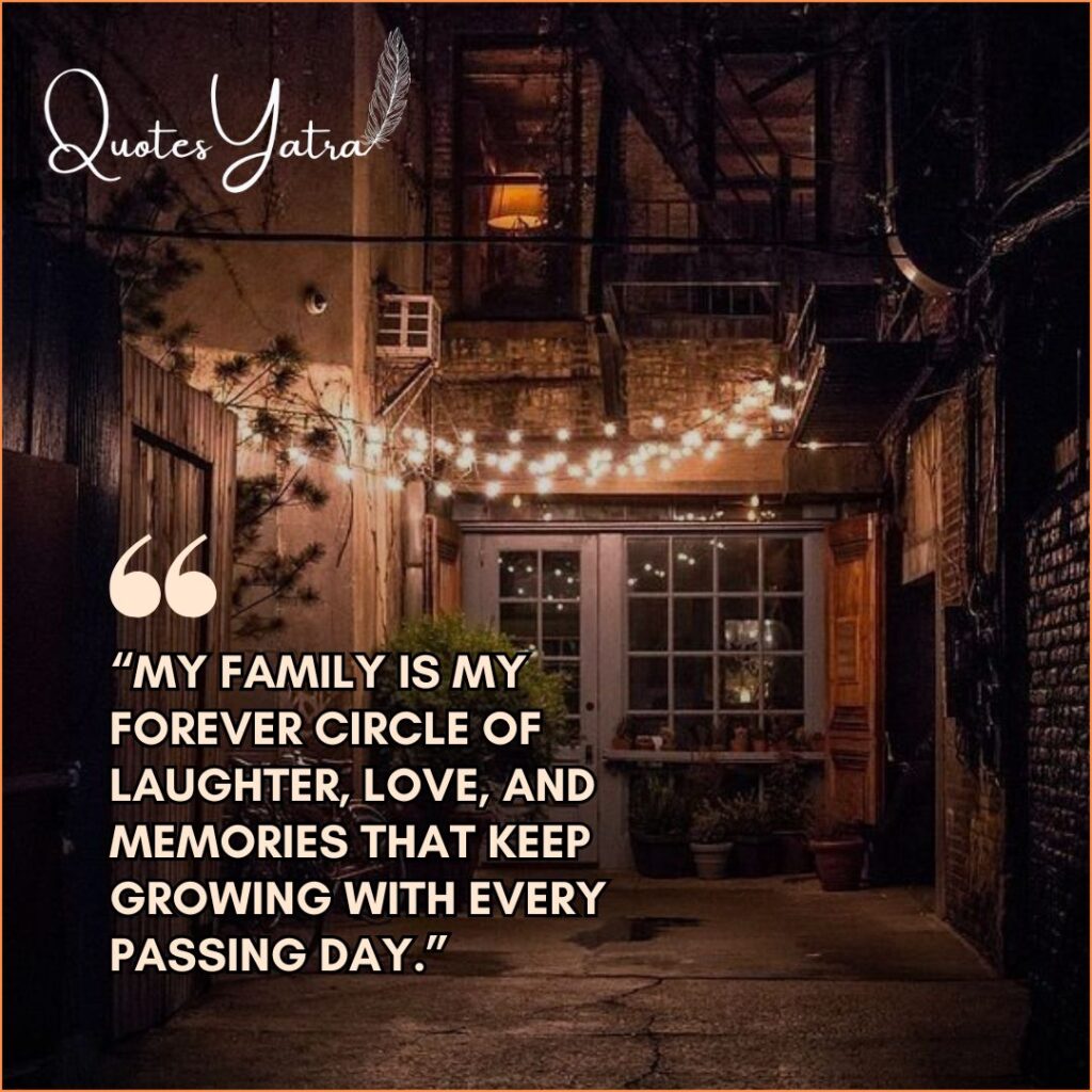 My Family Quotes for Captions