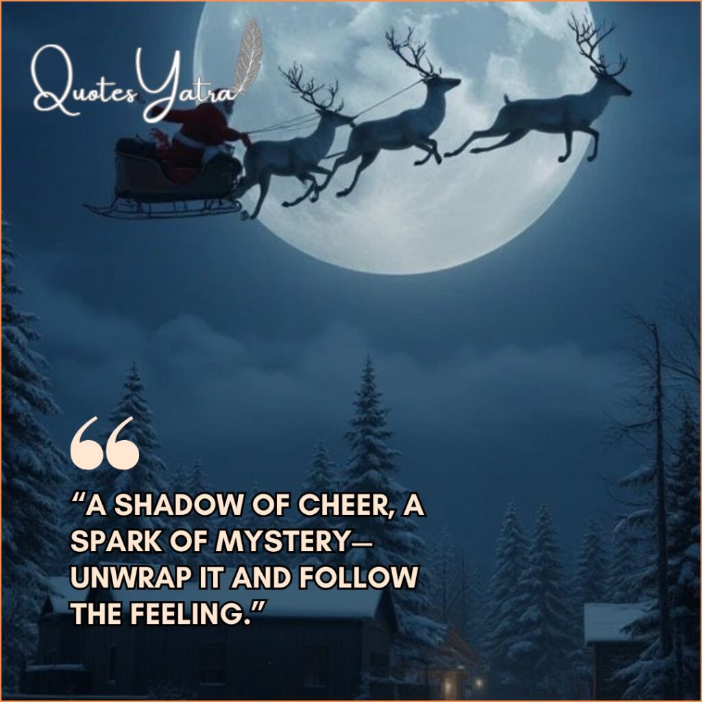Mystery-Themed Secret Santa Quotes