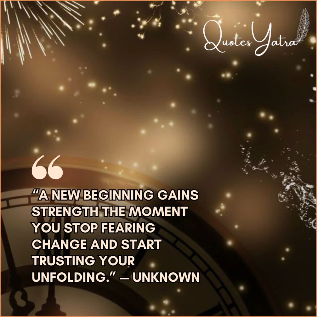 New Year, New Beginning Quotes