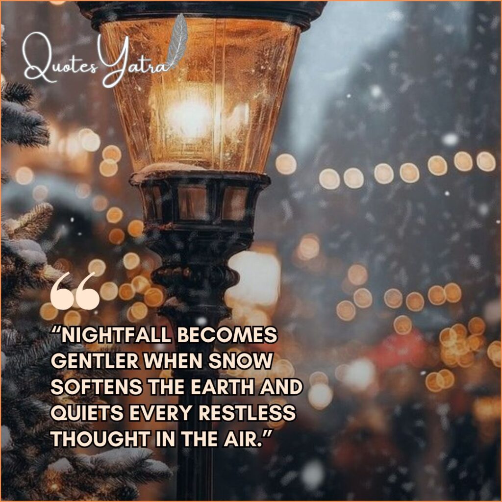 Peaceful Sayings for Quiet Winter Nights