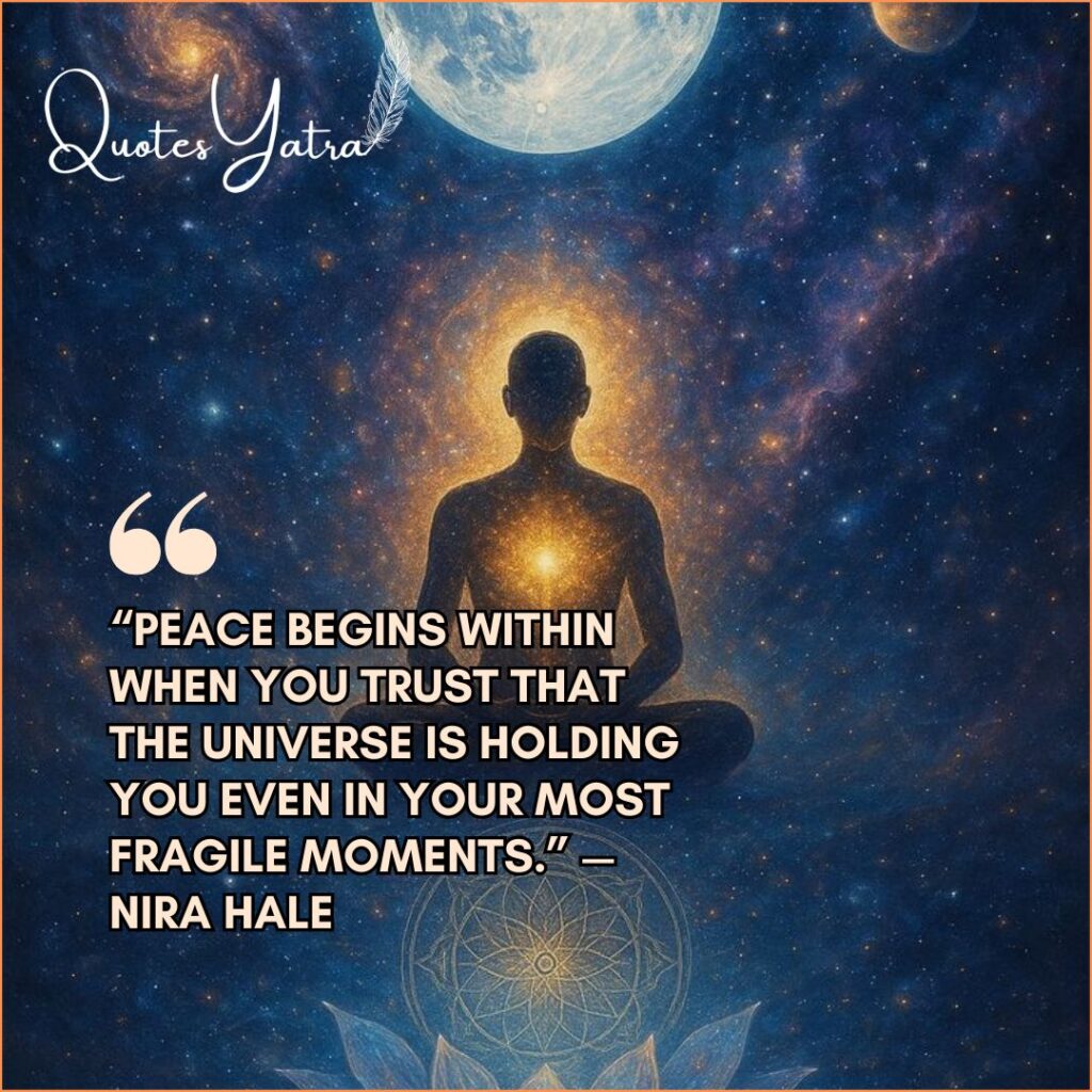 Quotes about Seeking Peace Through the Universe