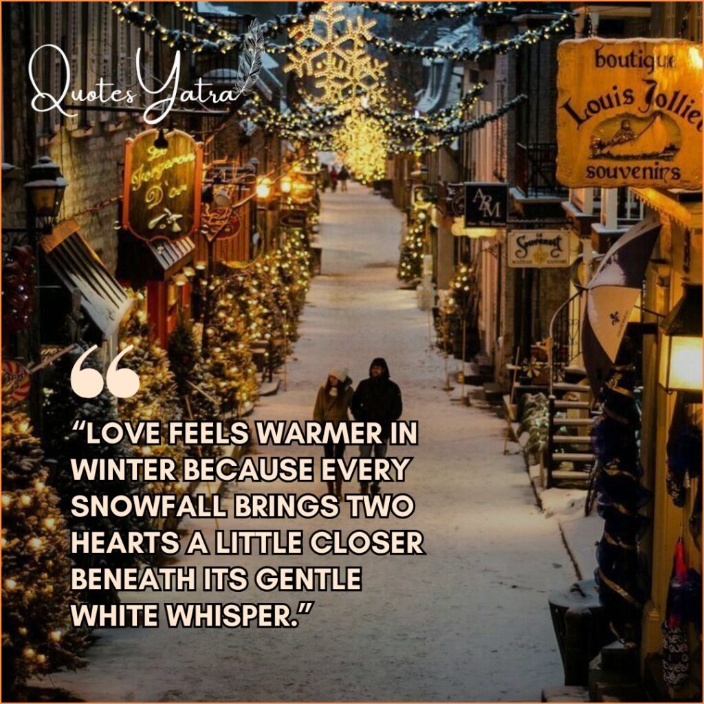 Romantic Quotes for Cozy Winter Nights