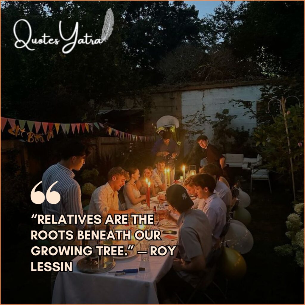 Short & Sweet Quotes About Relatives for Captions