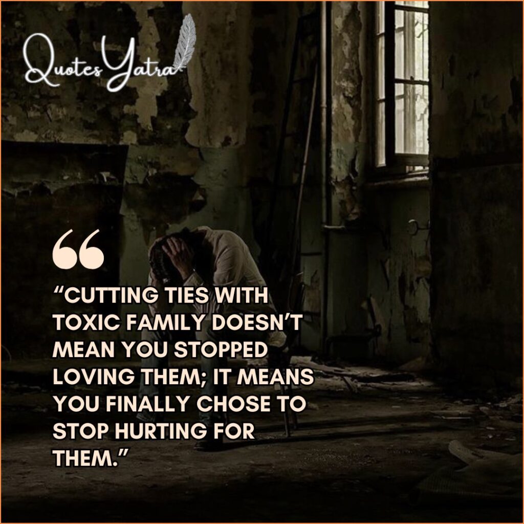 Toxic Family & Cutting Ties