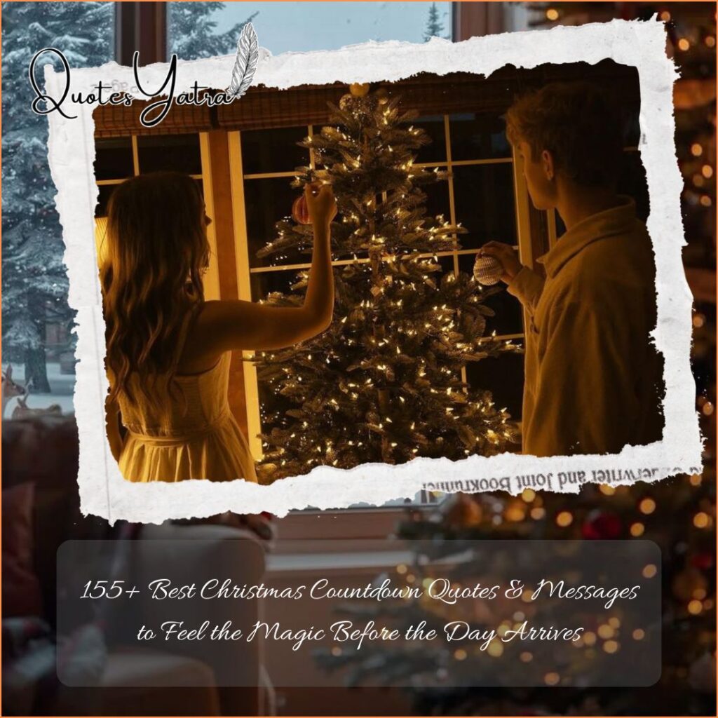 155+ Best Christmas Countdown Quotes & Messages to Feel the Magic Before the Day Arrives