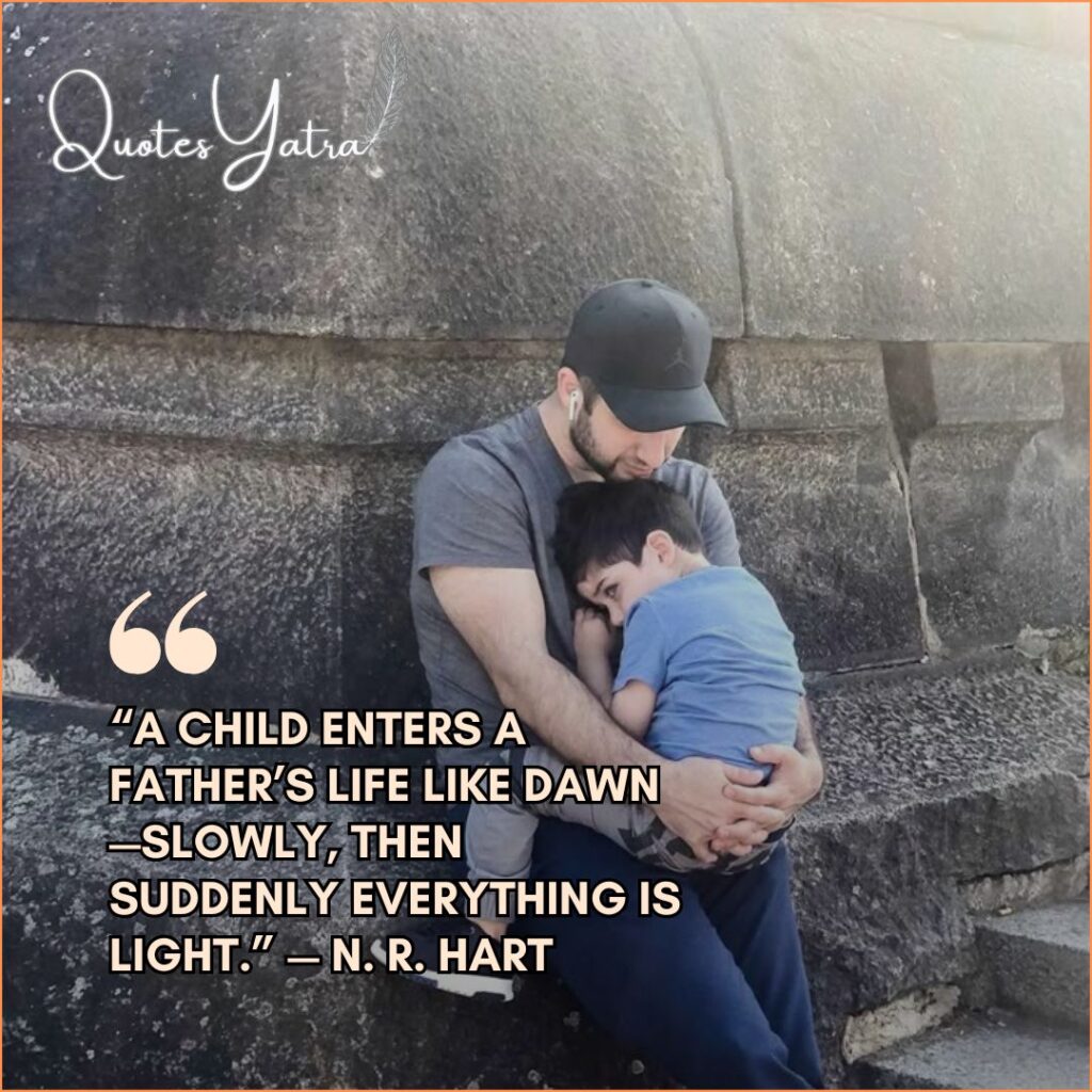 Dad With Son Quotes About Childhood Moments