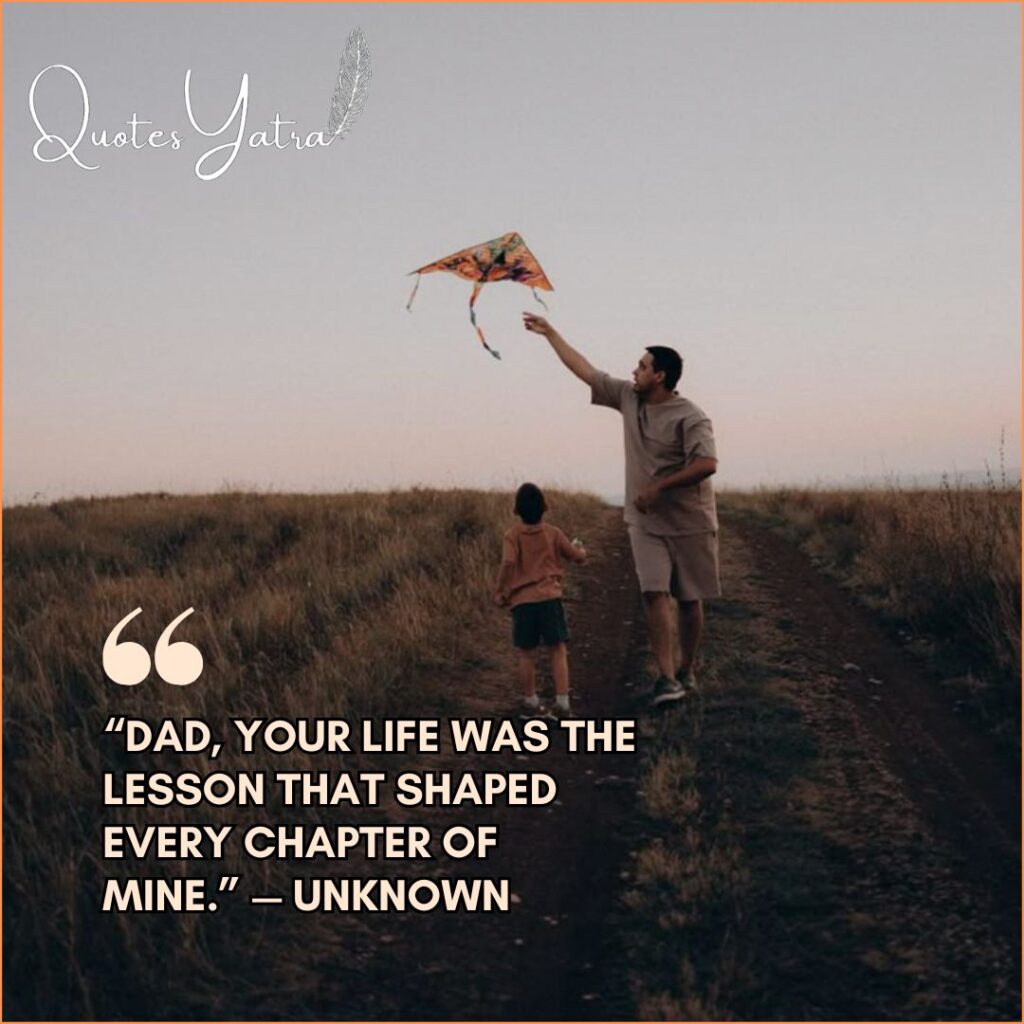 Emotional Quotes for Father by Son