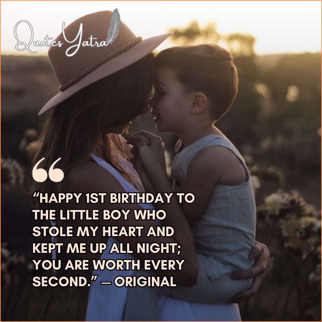 First Birthday Wishes from Mama/Mummy