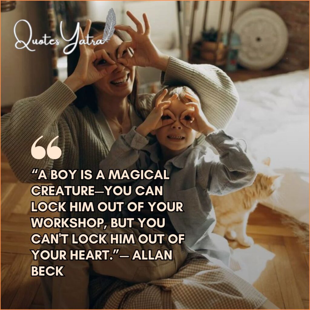 Funny Son & Mom Quotes for the Chaos