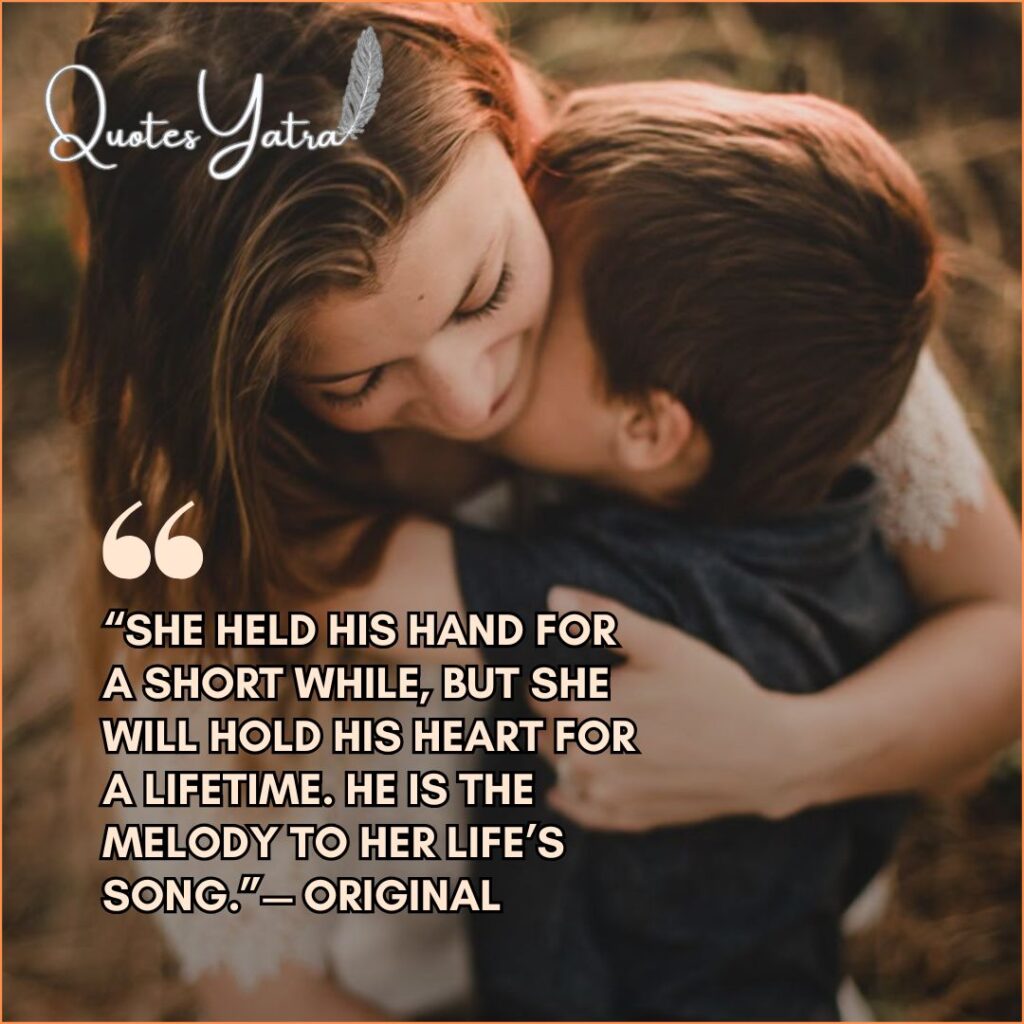 Original Poetic Lines for Mother and Son
