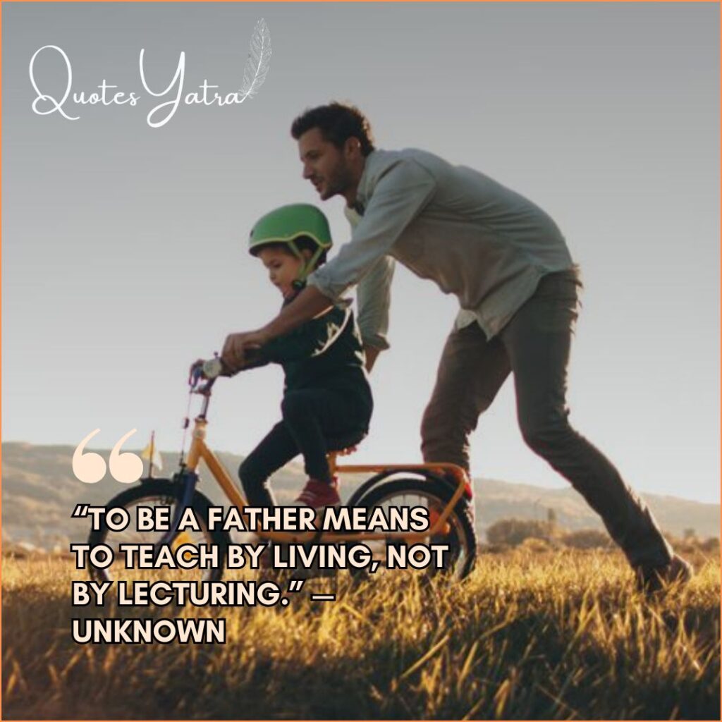 Papa’s Gentle Guidance and Life Lessons