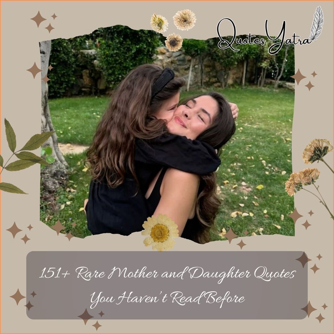 A mother and daughter standing together in a sunlit garden, reflecting the themes of growth and literary mother daughter quotes.