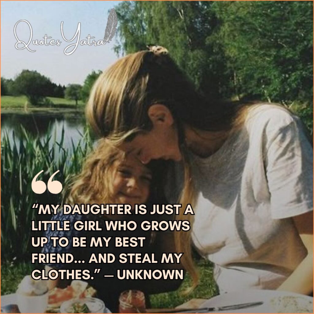 Mother and daughter wearing matching outfits and sunglasses for She Got It From Her Mama Sayings