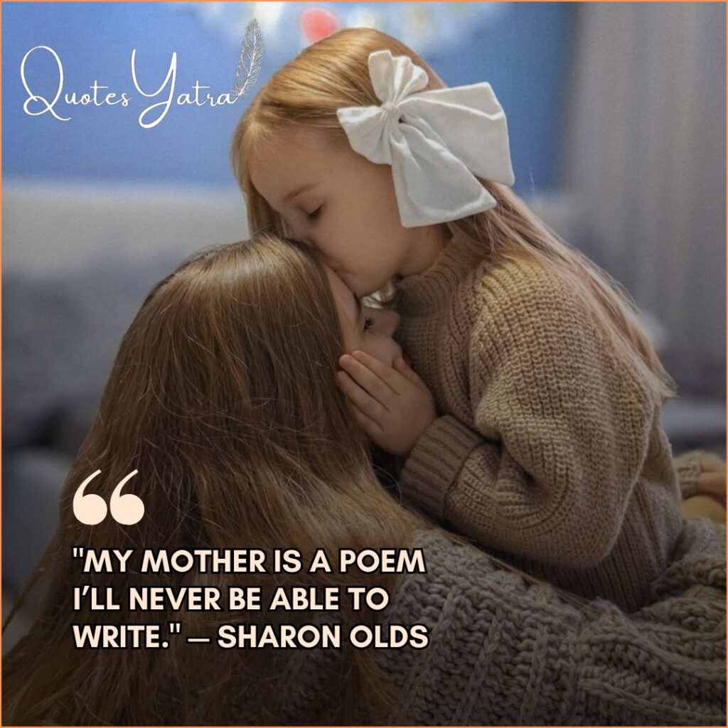 Young daughter resting affectionately with her mother, inspired by short mama daughter quotes