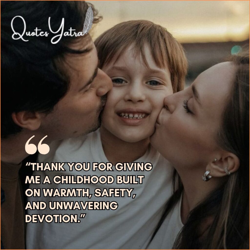 Thank You Quotes for Both Parents
