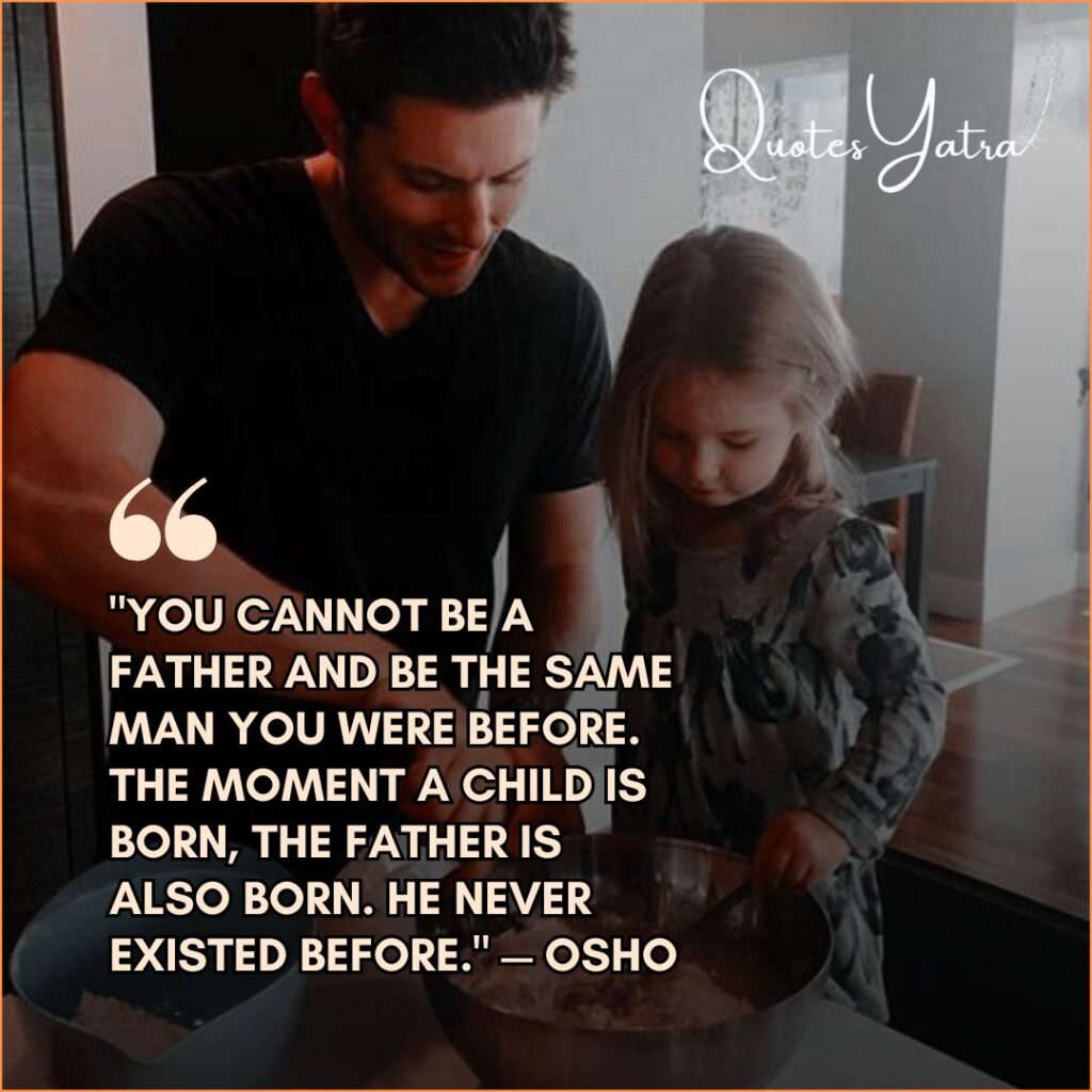 Father cooking with his daughter - quotes on fatherhood and daughters regarding how a man changes.
