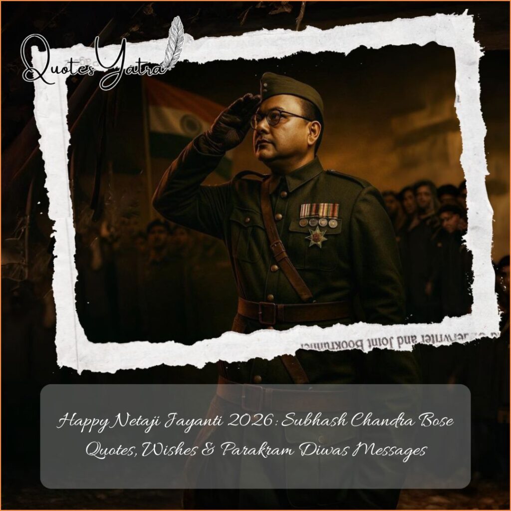 Happy Netaji Jayanti 2026: Subhash Chandra Bose Quotes, Wishes & Parakram Diwas Messages