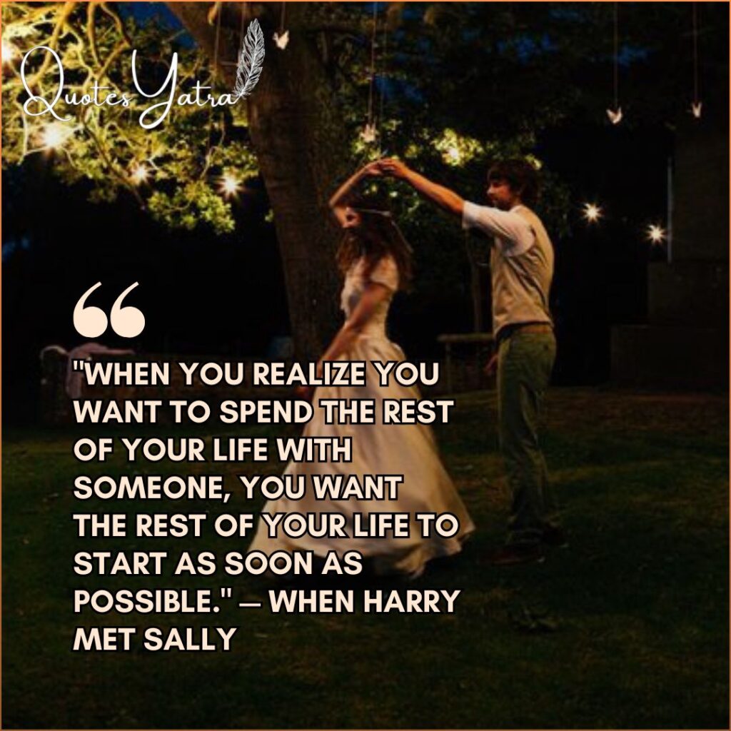 Couple dancing under night lights featuring iconic movie Propose Day Quotes.