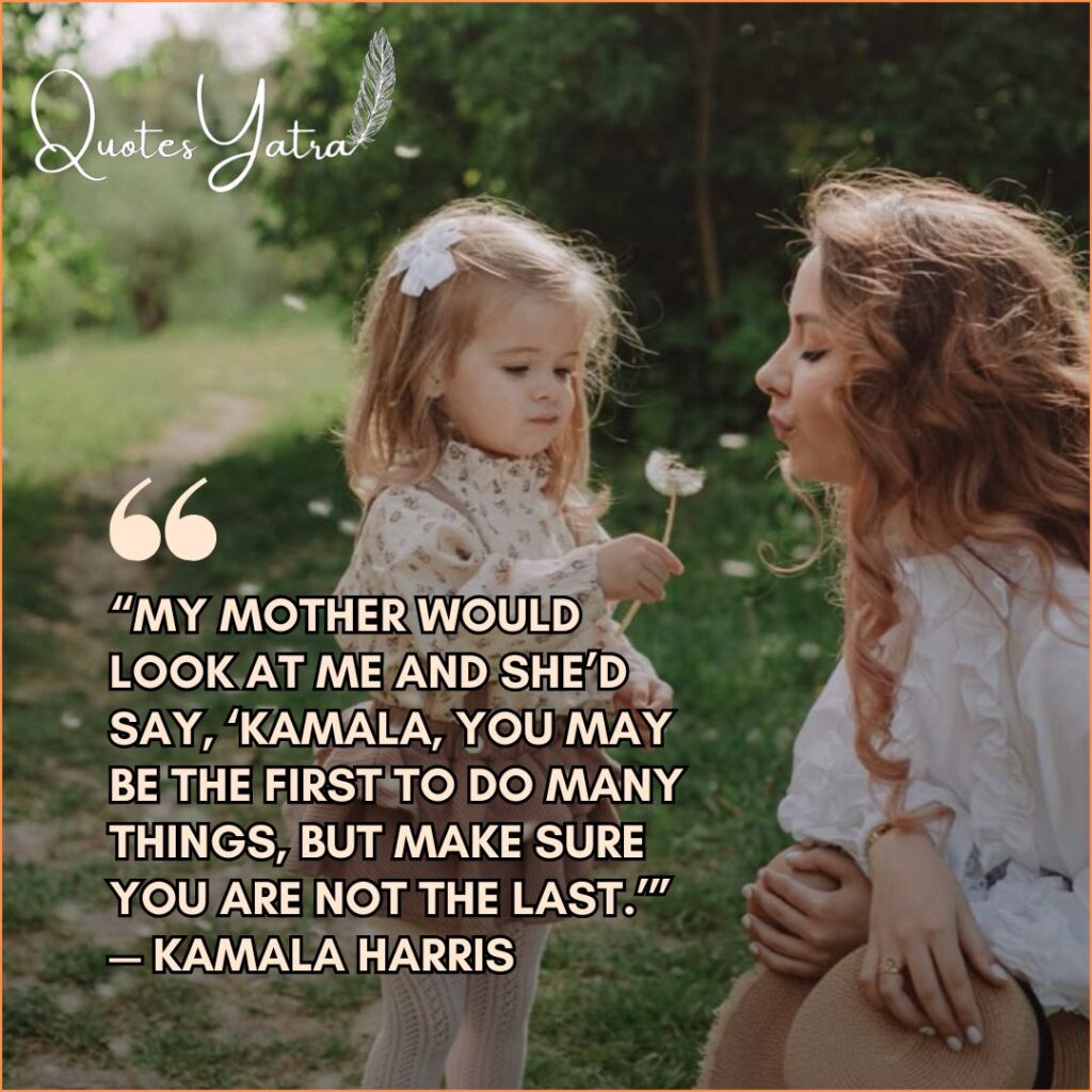 A mother and little girl blowing a dandelion in nature, symbolizing inspirational quotes for mom from daughter about ambition and breaking barriers.