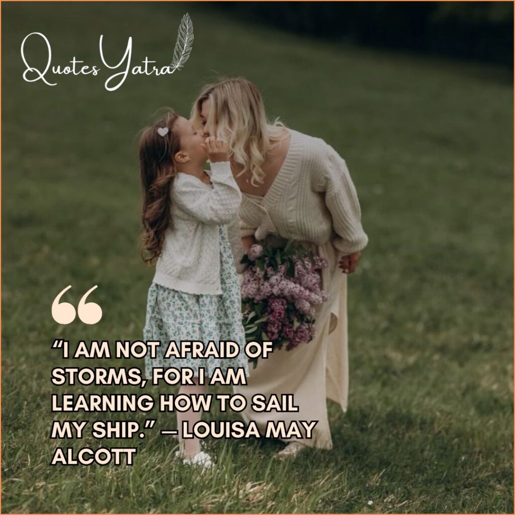 A mother and daughter sharing a quiet moment outdoors, symbolizing mom to daughter quotes about letting go and lifelong support.