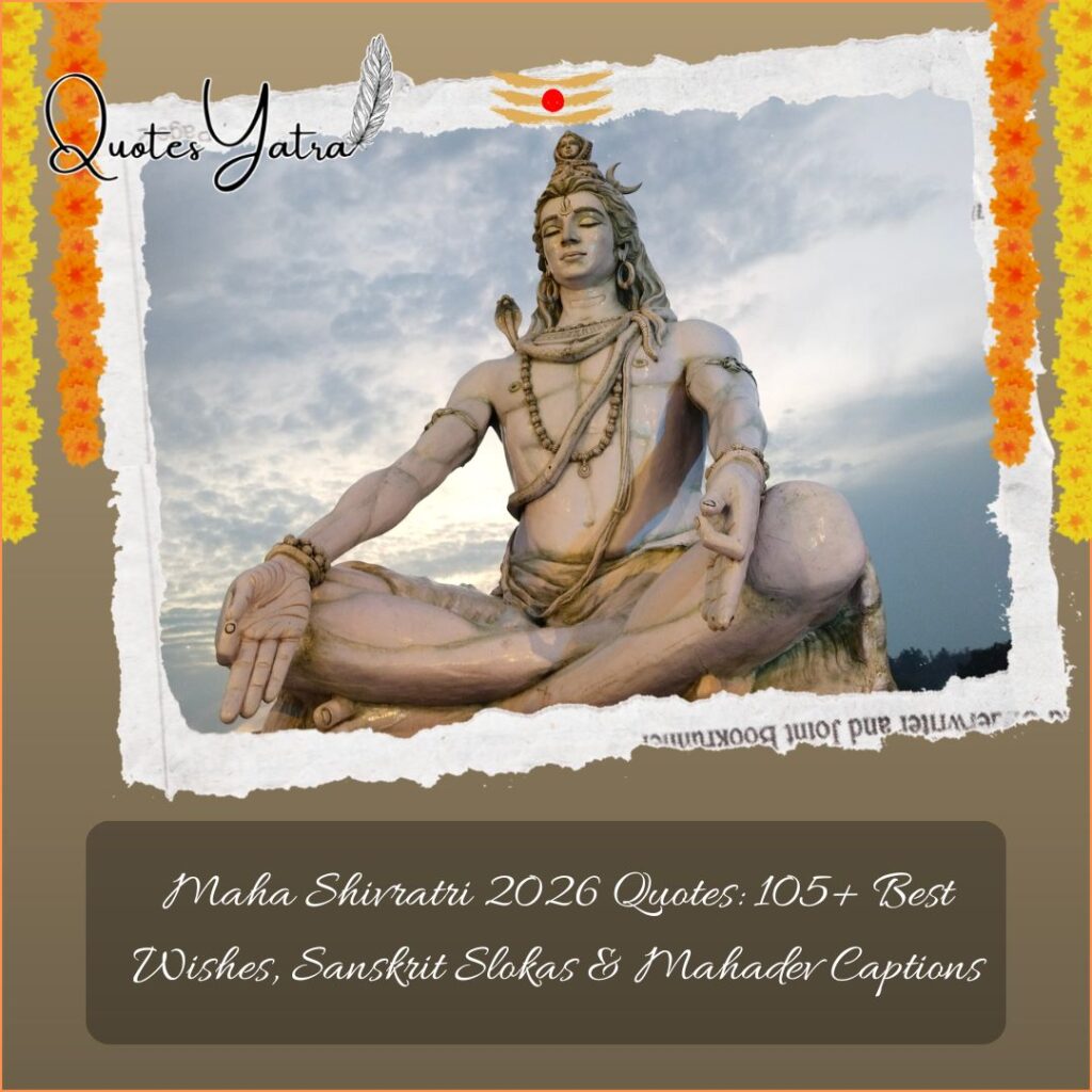 Maha Shivratri 2026 Quotes: 105+ Best Wishes, Sanskrit Slokas & Mahadev Captions