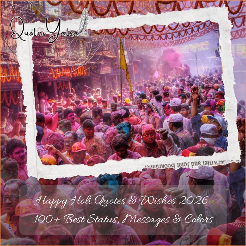 Happy Holi Quotes & Wishes 2026: 100+ Best Status, Messages & Colors