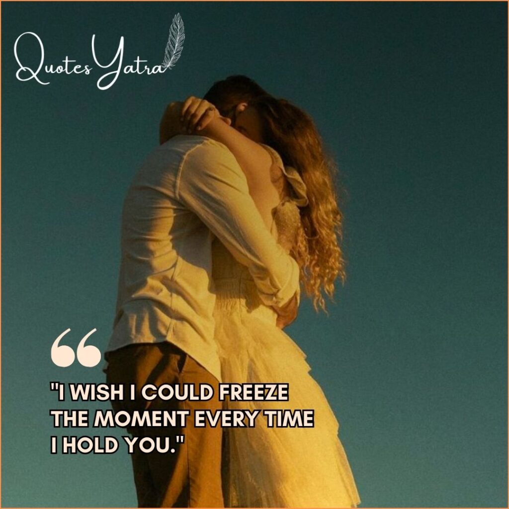 Man wrapping a woman in a large coat or blanket for a warm hug, symbolizing protection and care.