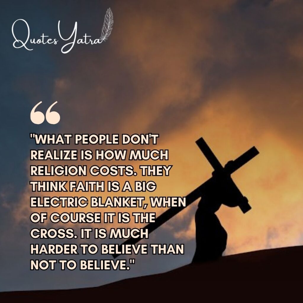 Silhouette of person carrying cross at sunset symbolizing struggle and faith