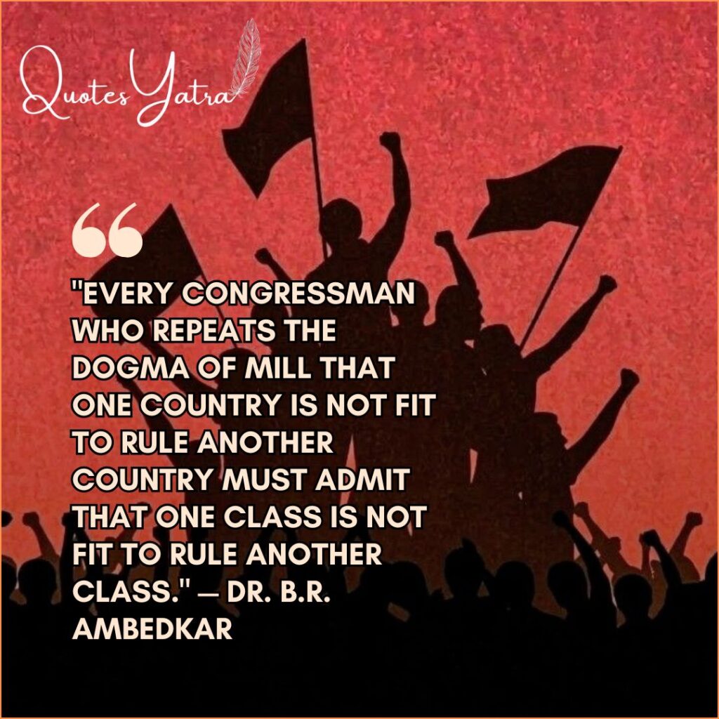 Portrait of Dr. B. R. Ambedkar in formal attire symbolizing democracy, unity, and equality